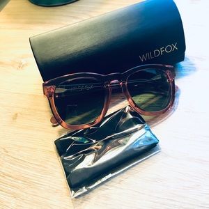Brand New Wildfox Classic Fox Pink Sunglasses
